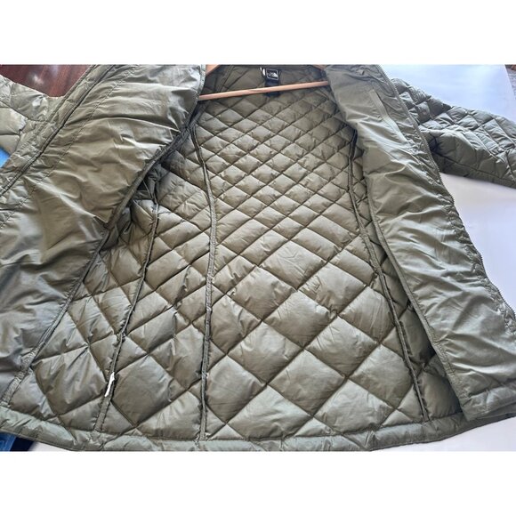 The North Face Women's LG Transit Down Jacket in Olive Green Gorpcore Winter Ski - Picture 7 of 12